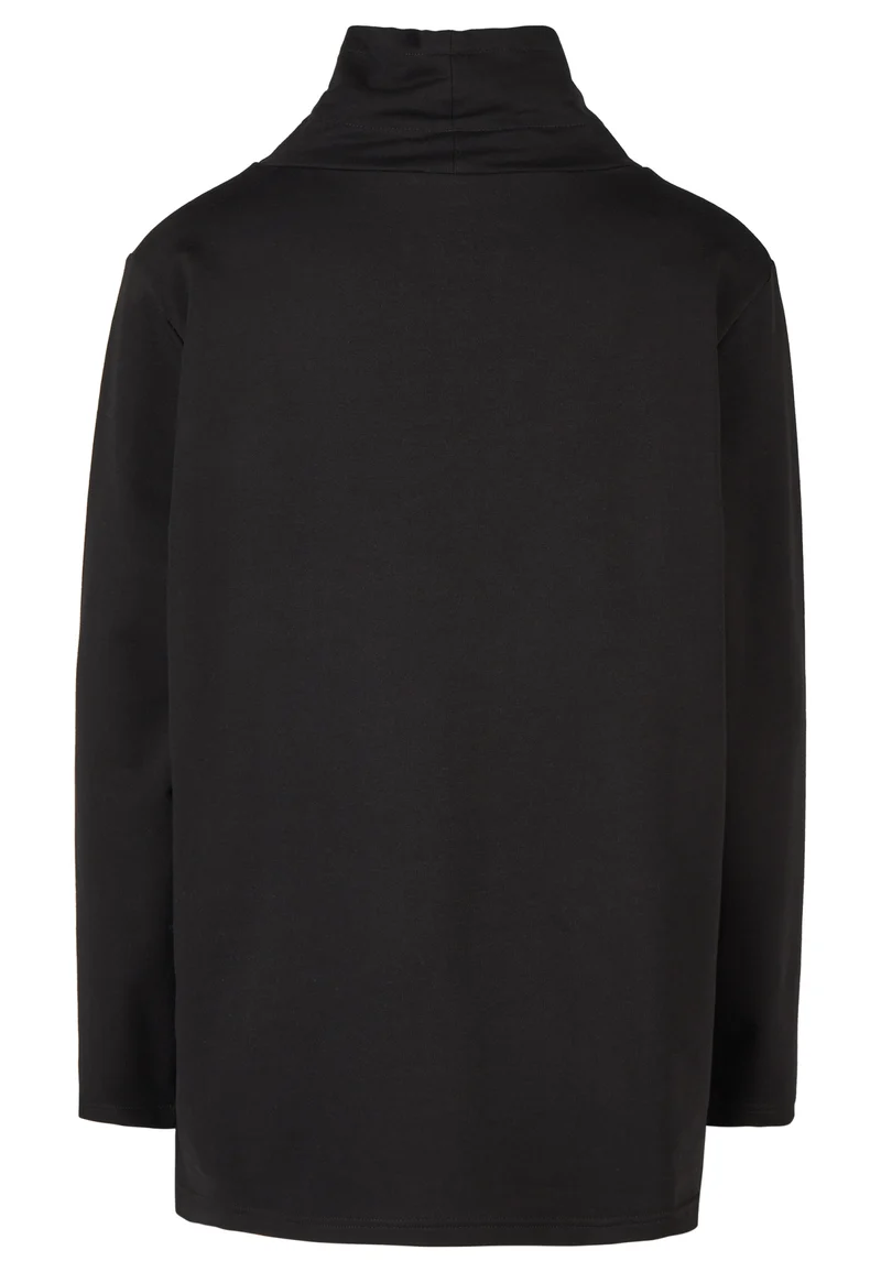 Sweatshirt mit Print und Stehkragen