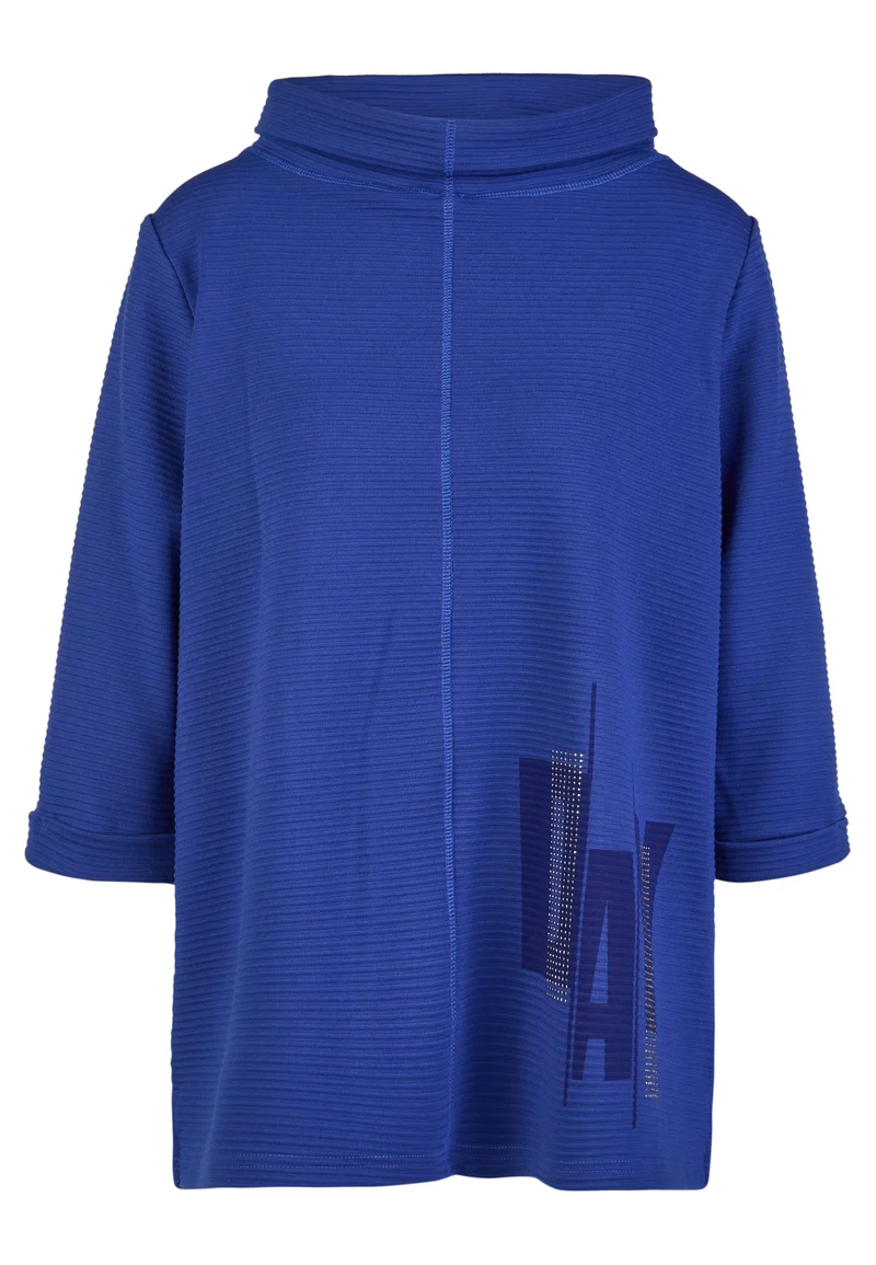 Sweater mit Strass-Print