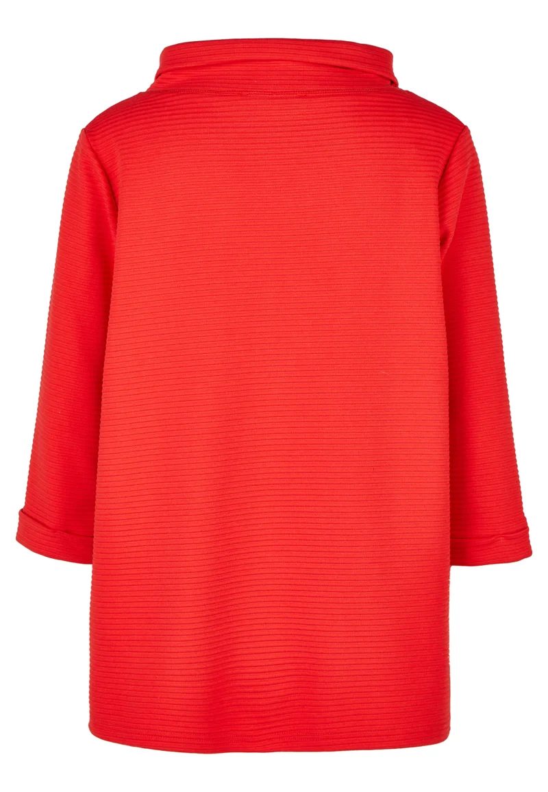 Sweater mit Strass-Print