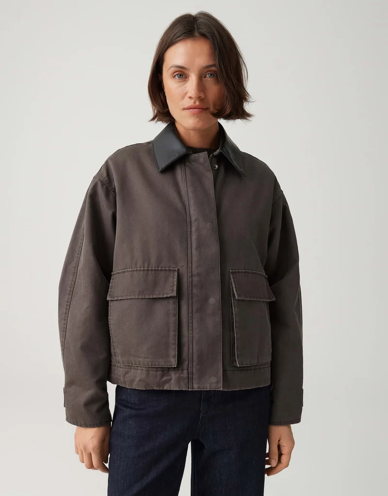 HAMINA Barn Jacket aus gewachstem Baumwollmix