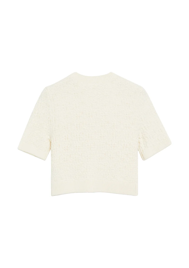 Strickjacke mit Strukturmuster in Regular Fit