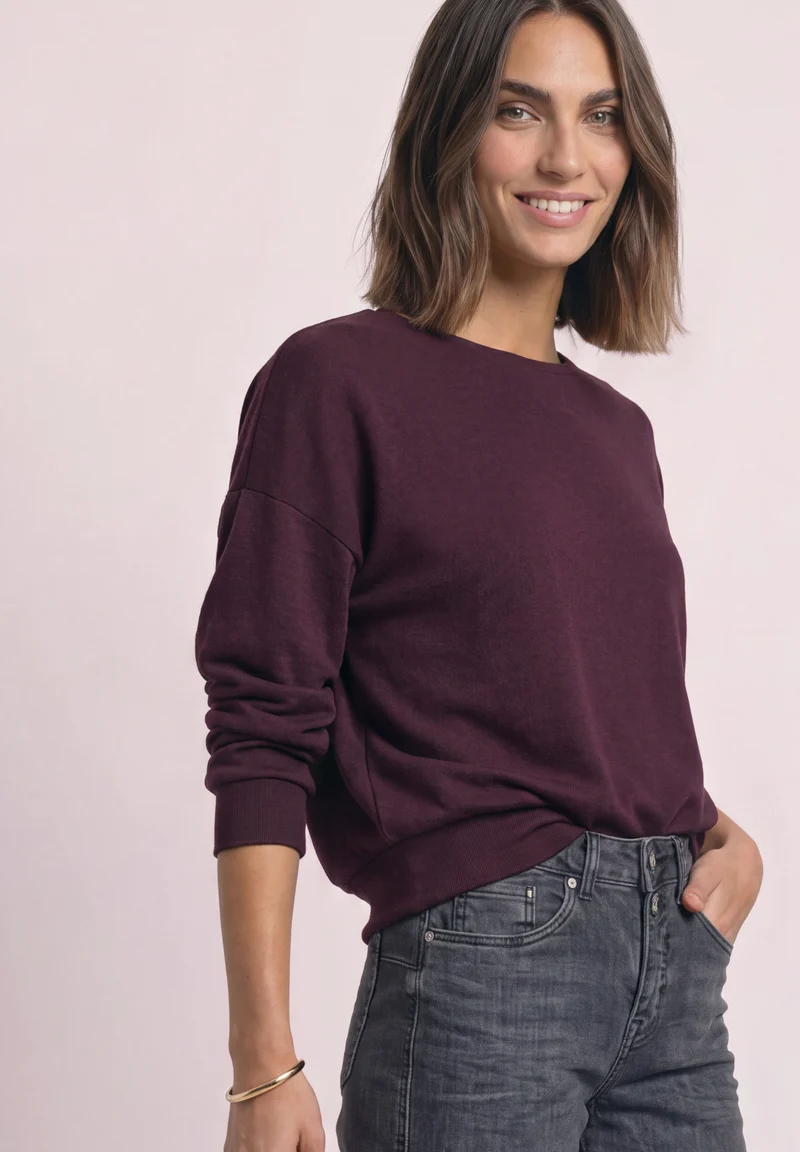 Langarmshirt mit Elastikbund
