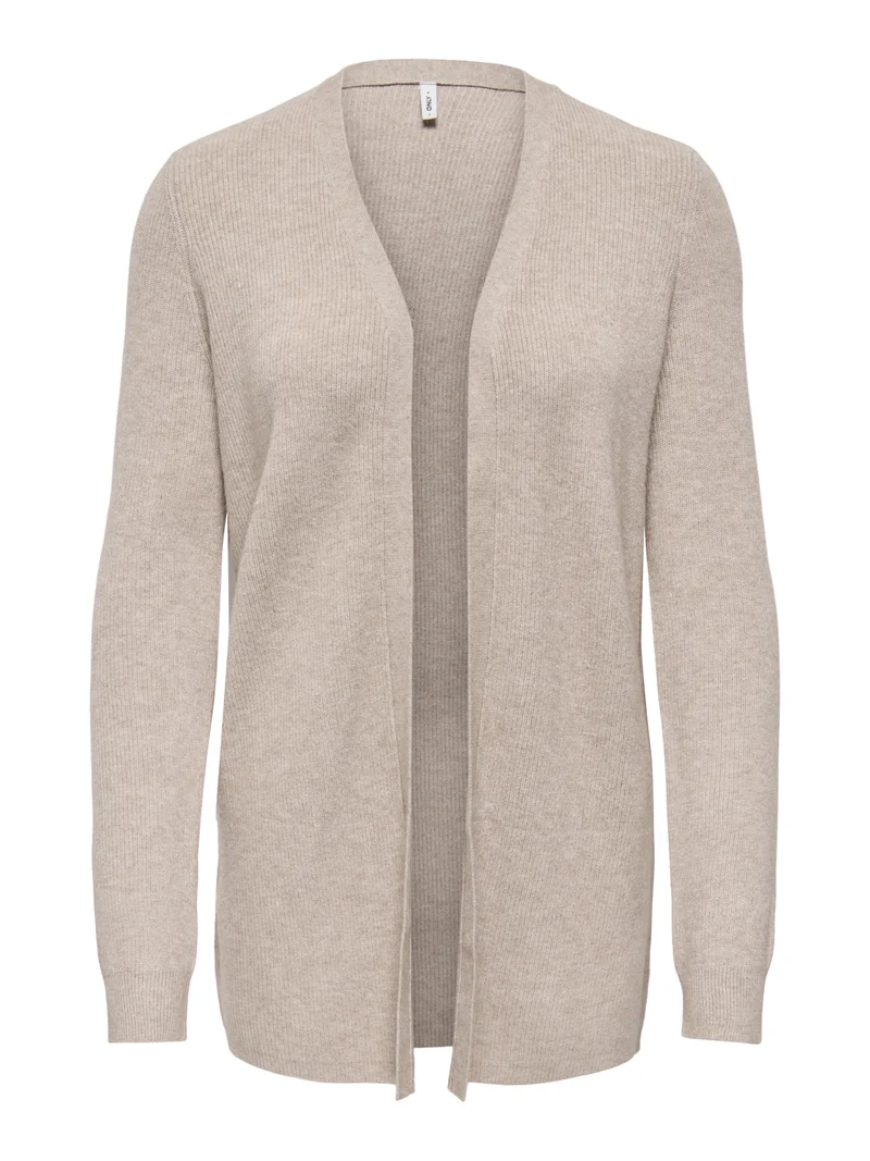 ONLMARY Offener Rippstrick-Cardigan