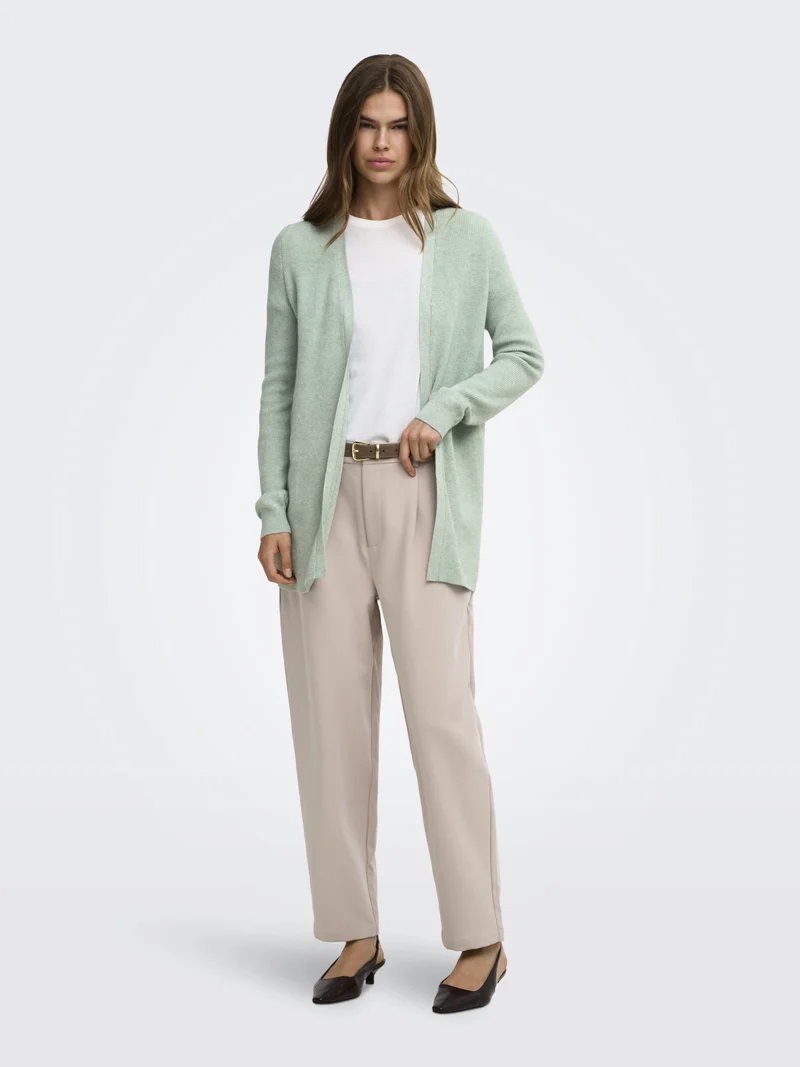ONLMARY Offener Rippstrick-Cardigan