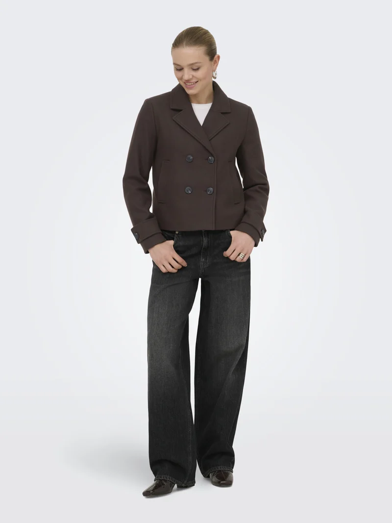 ONLFREJA Kurze Doppelreiher-Jacke