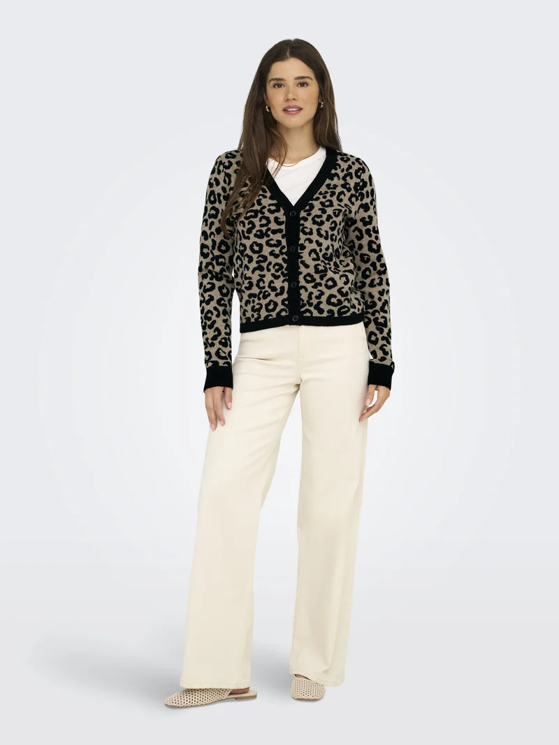 ONLLEO Flachstrick-Cardigan