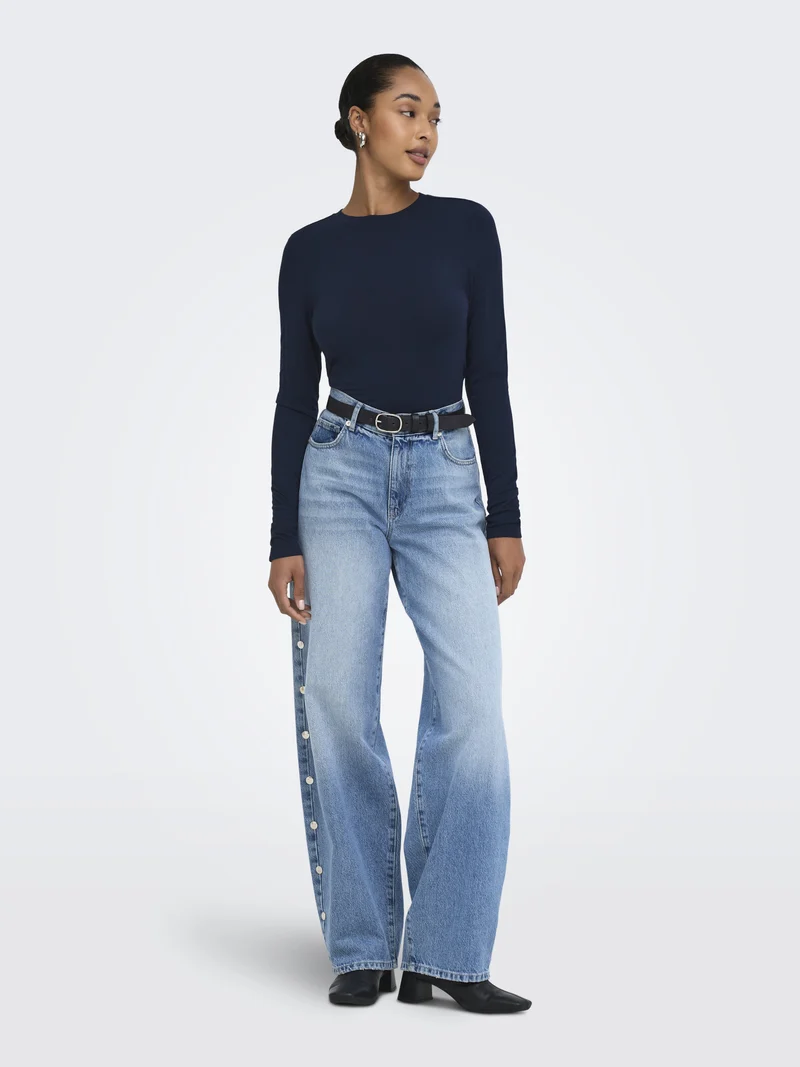 ONLBAMBOO Basic-Langarmshirt