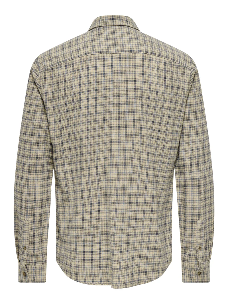 ONSGUDMUND Slim Fit Karohemd aus Baumwolle
