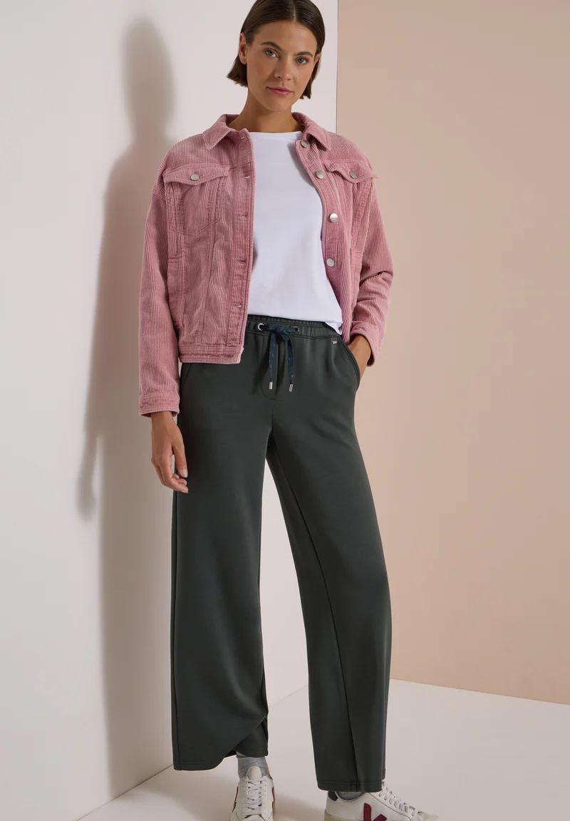 NEELE Wide Leg Hose in Silk-Touch-Qualität