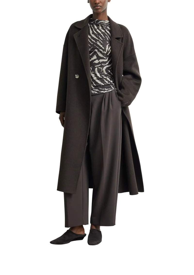 Mesh-Longsleeve mit Allover-Muster