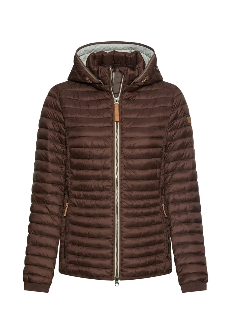 camel active ShapedFit Blouson mit Strick-Einsatz und Kapuze