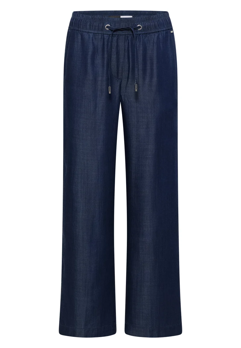 NEELE Wide Leg Hose in Denim-Optik