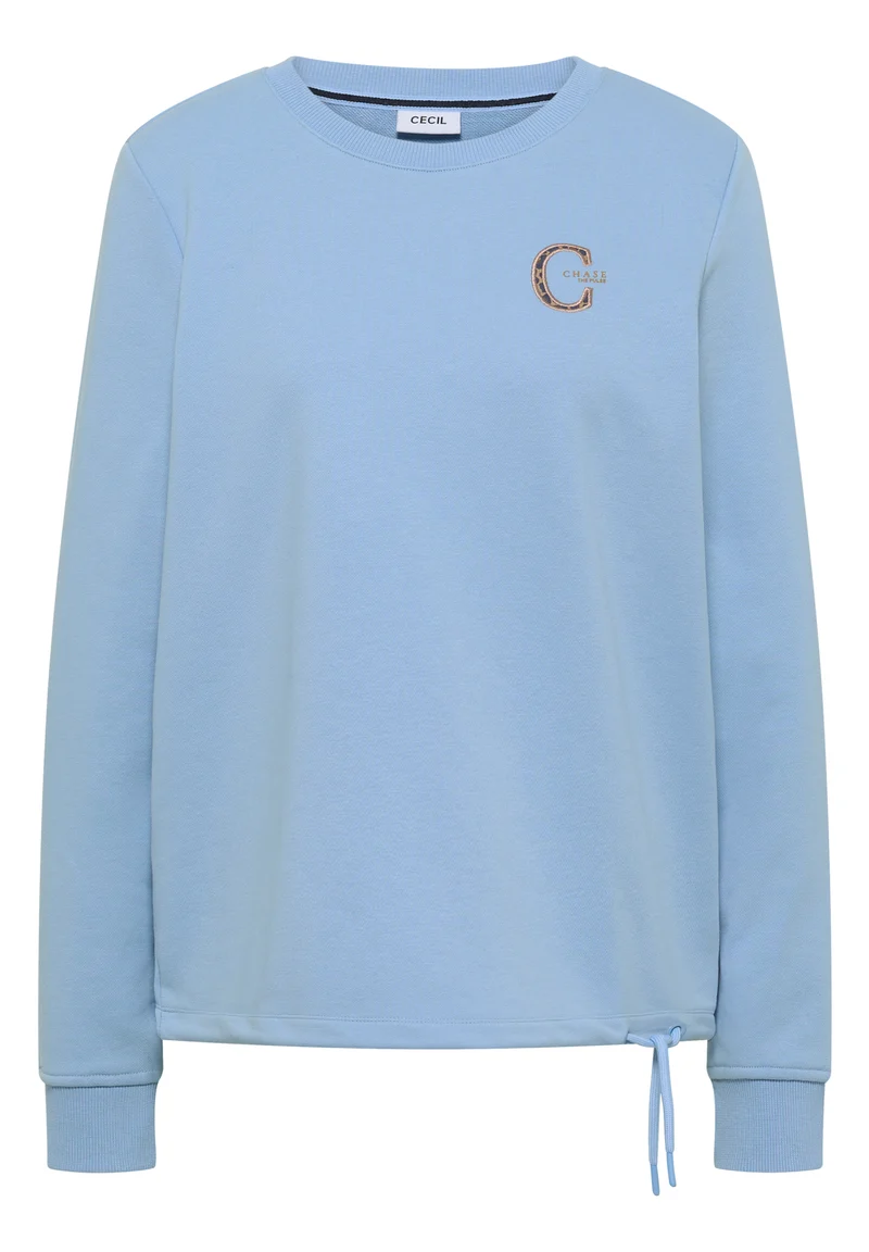 Sweatshirt mit Rundhals und Tunnelzug