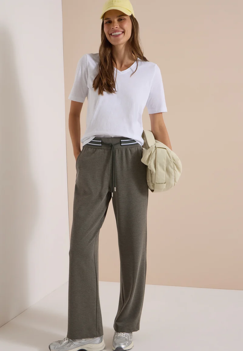 NEELE Straight Leg Hose mit Dessin
