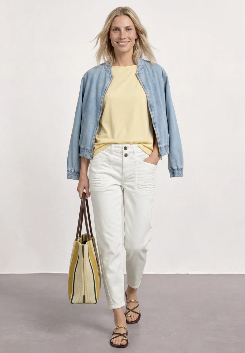 KARLIE High Waist Barrel Leg Hose
