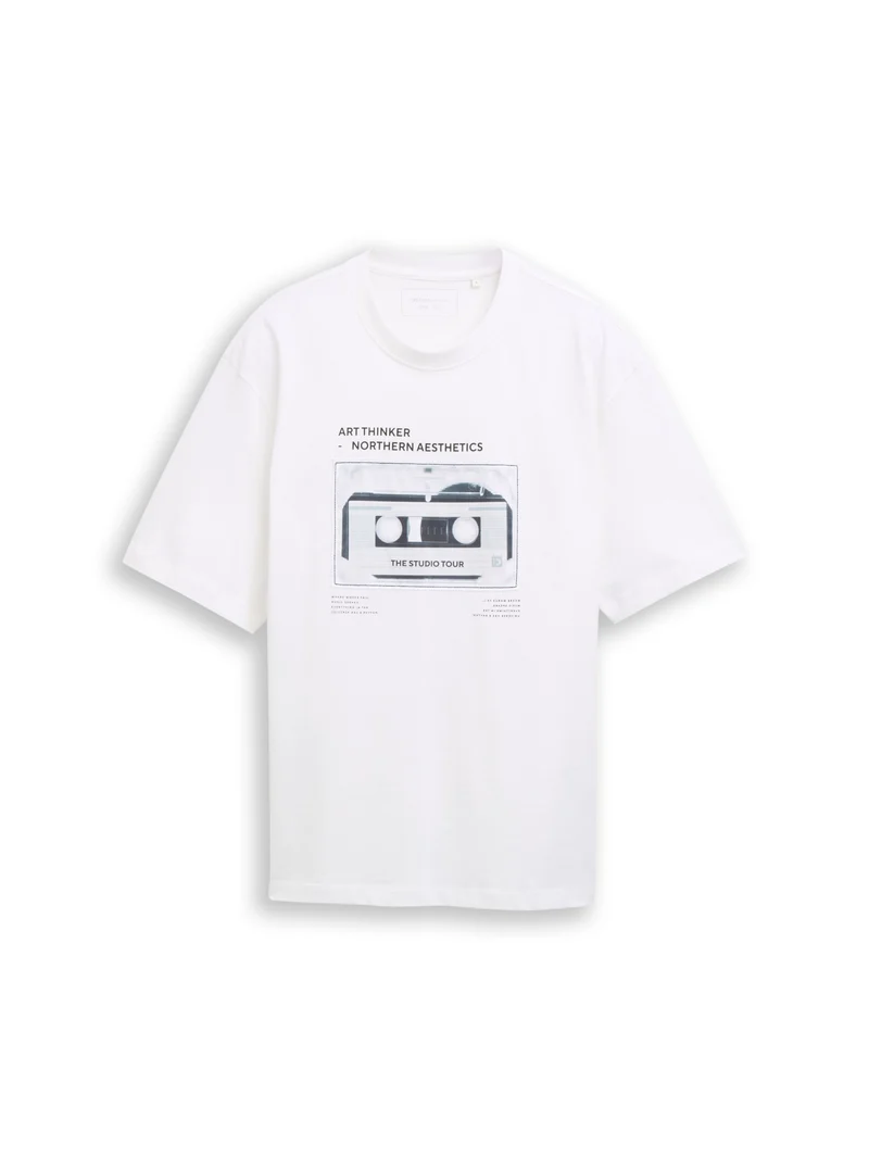 T-Shirt mit Print im Relaxed Fit