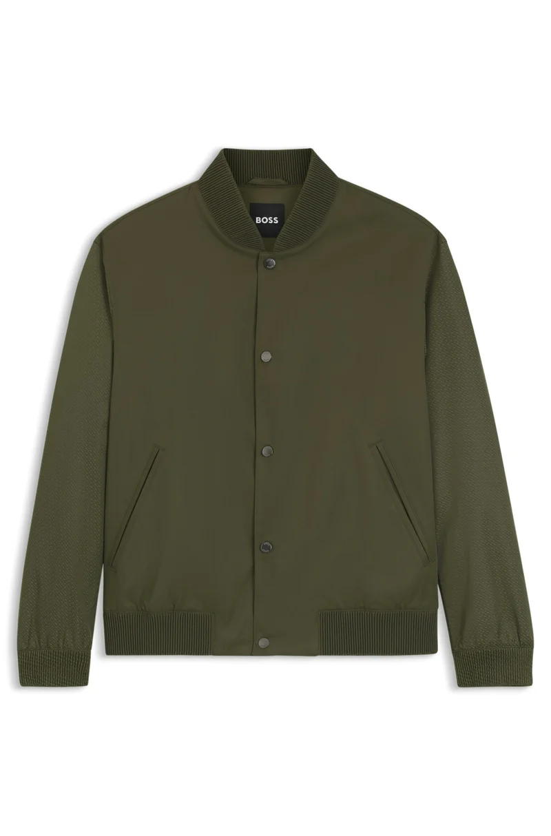 H-Covor Jacke mit Monogramm-Muster