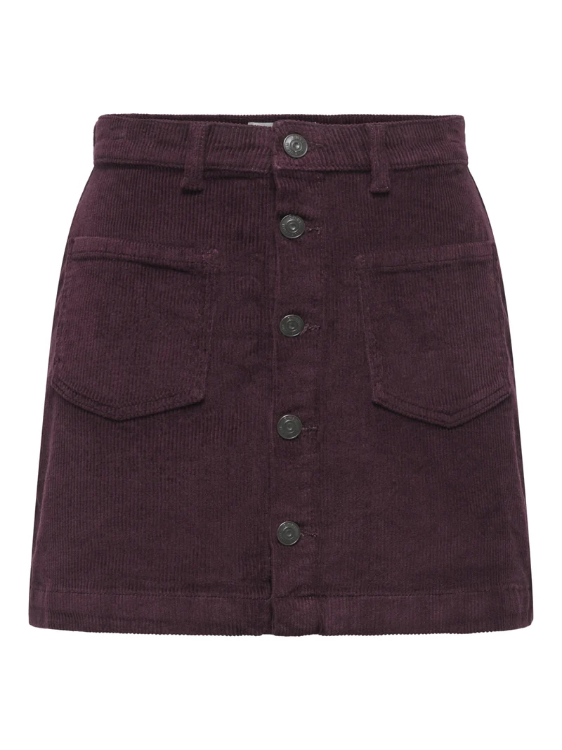 ONLAMAZING High Waist Rock aus Cord