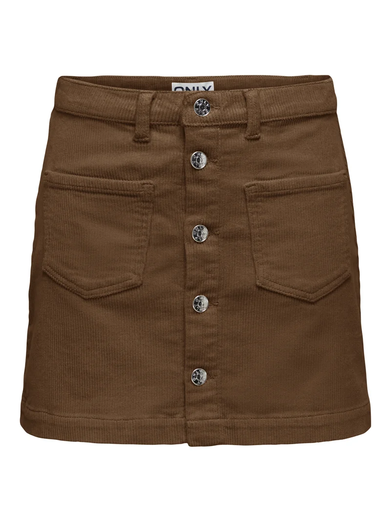 ONLAMAZING High Waist Rock aus Cord