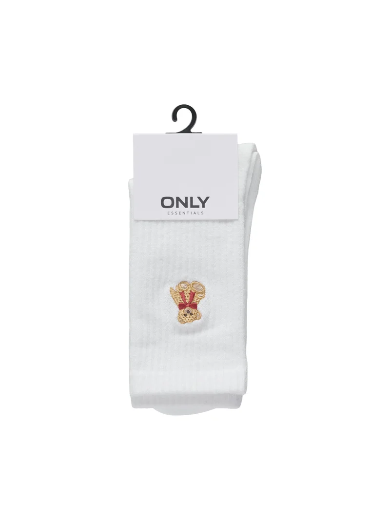 ONLSOPHIA Tennissocken mit Stickerei