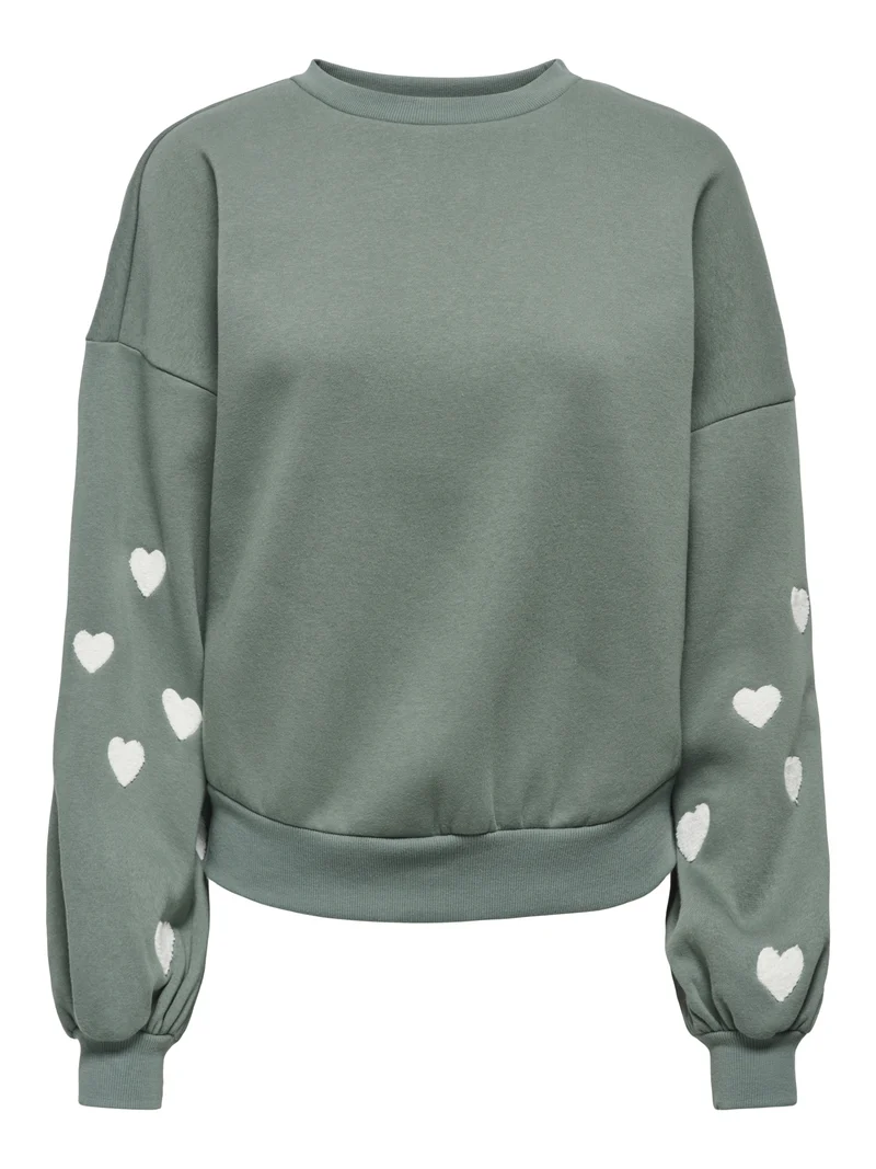 ONLMACY Sweatshirt mit Stickerei