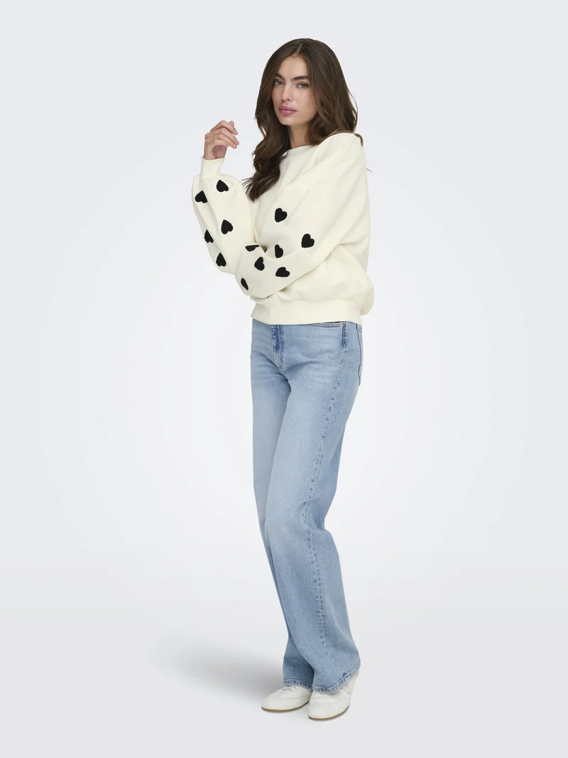ONLMACY Sweatshirt mit Stickerei