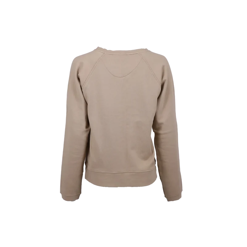 ZOE SWEATER PATCH Pullover aus Baumwolle