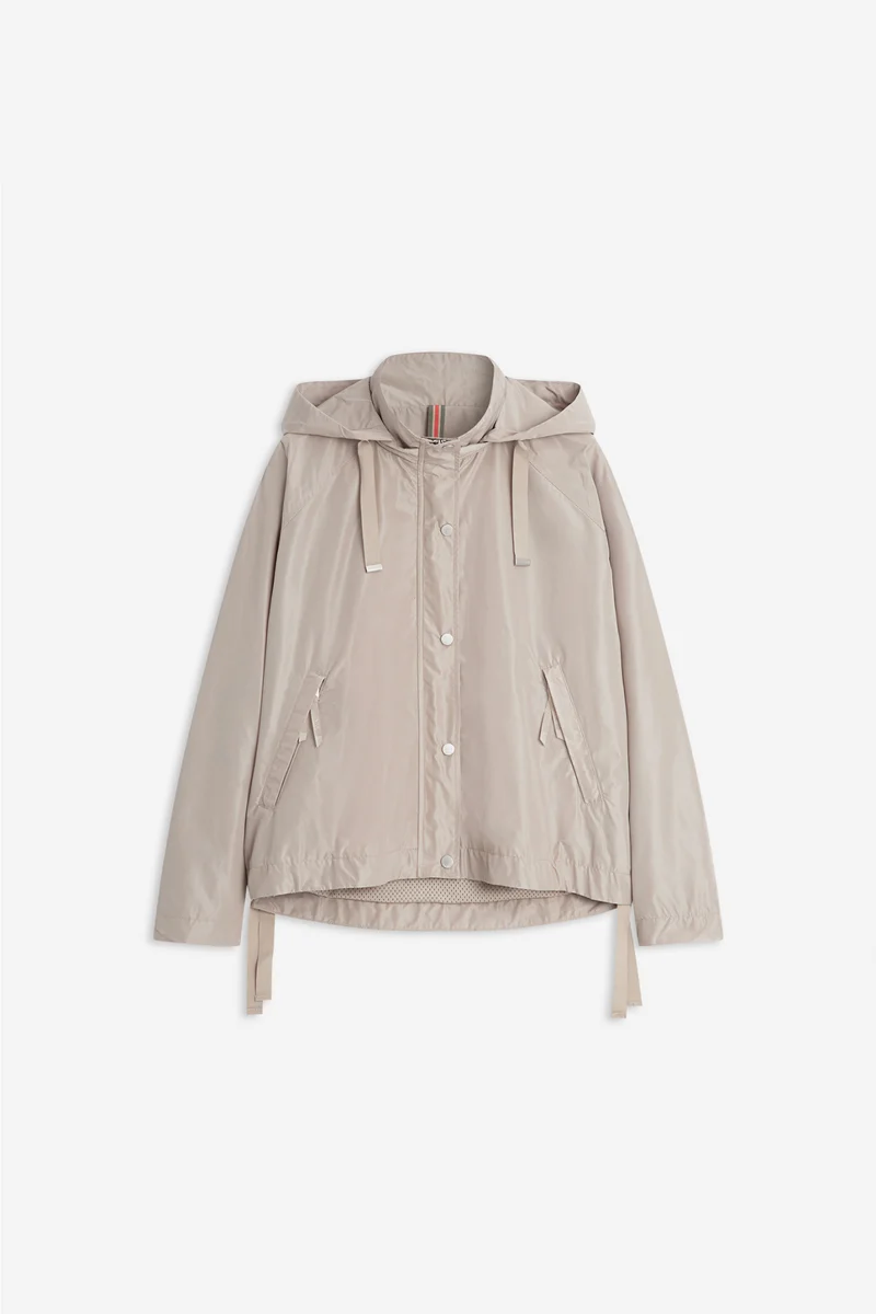 CICATA Leichte Funktionsjacke mit abnehmbarer Kapuze