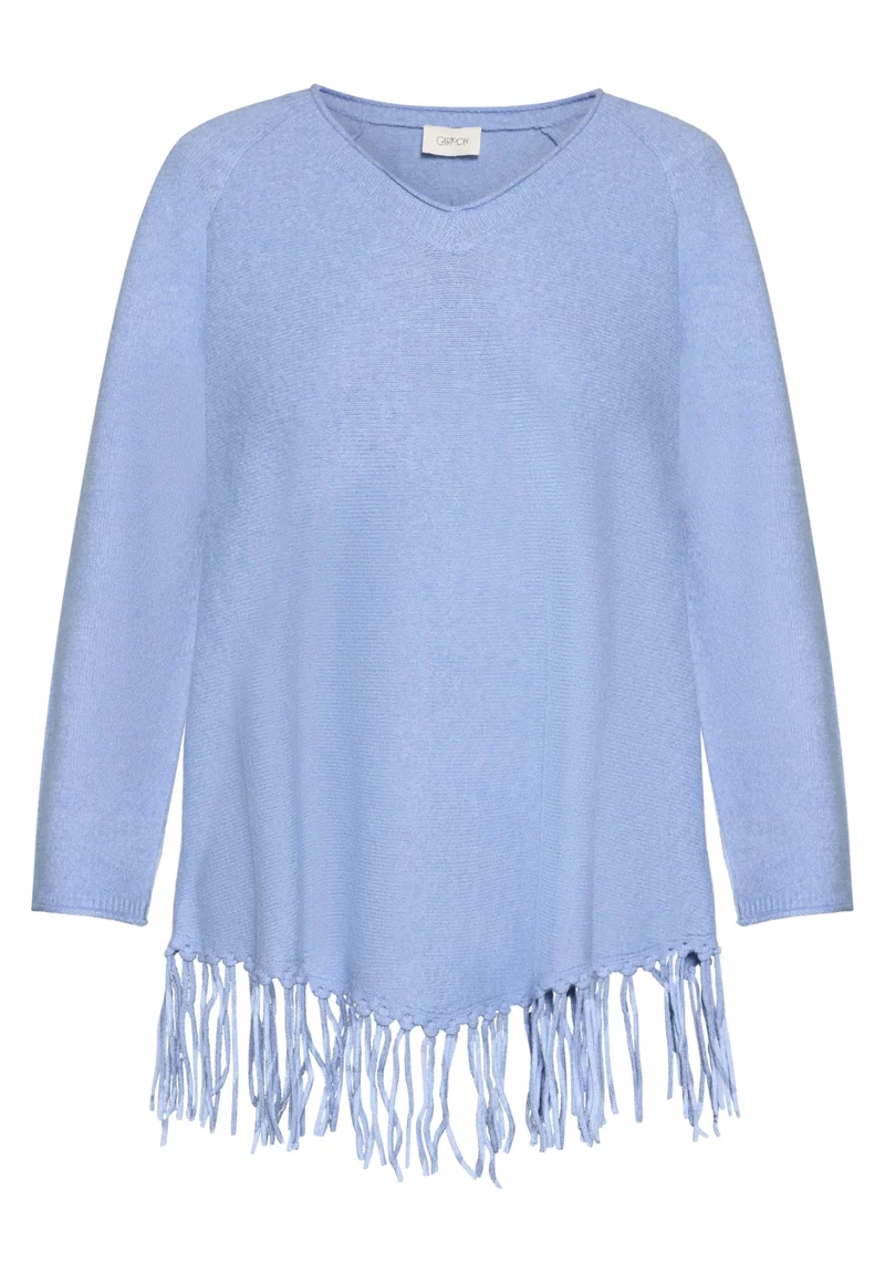 Strickpullover mit V-Ausschnitt im Oversized Fit