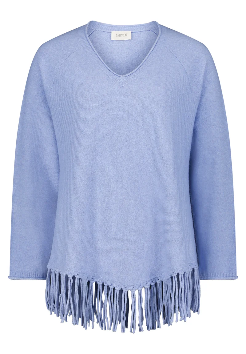 Strickpullover mit V-Ausschnitt im Oversized Fit