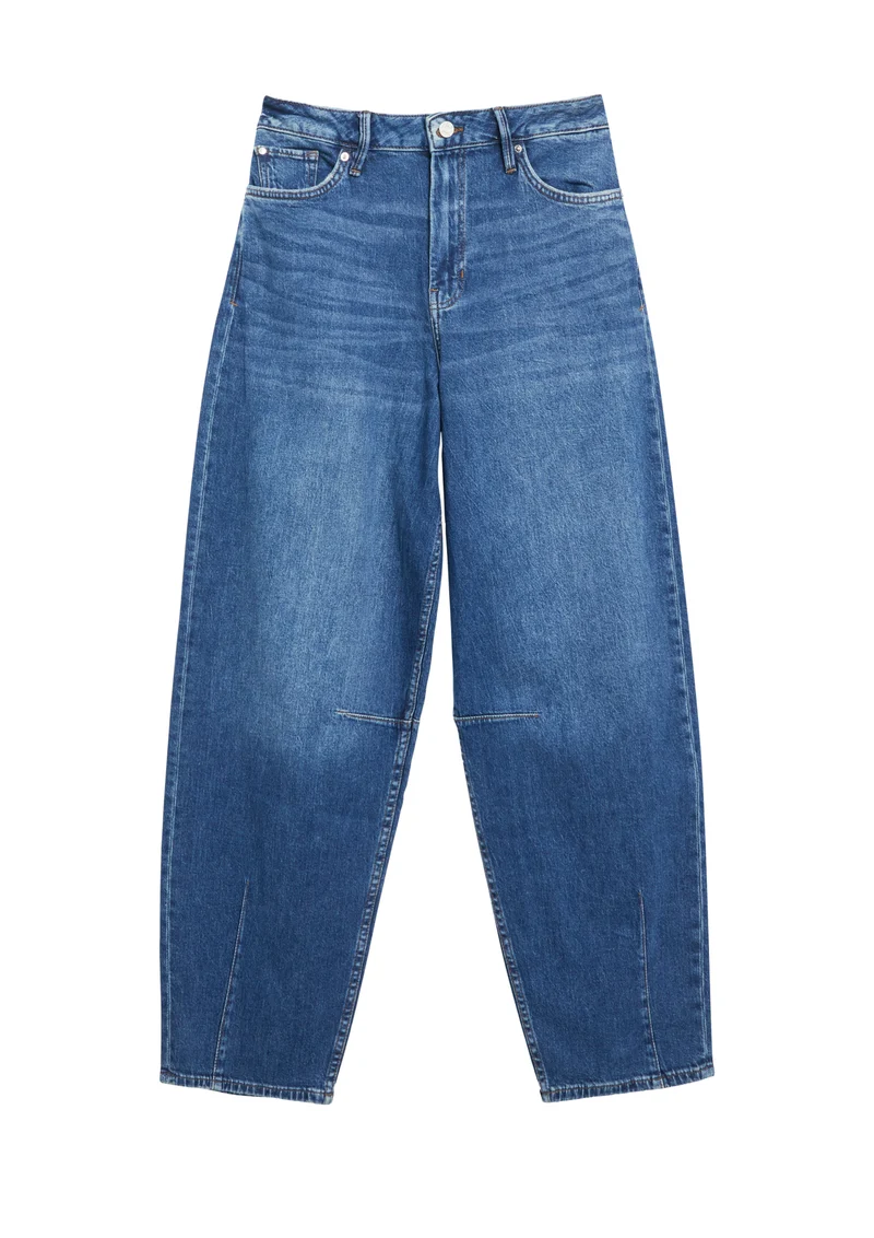 s.Oliver x Heidi Klum: Barrel Fit Ankle-Jeans