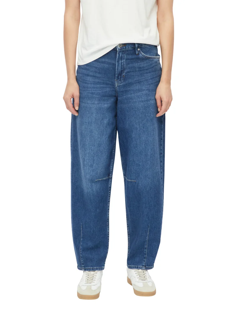 s.Oliver x Heidi Klum: Barrel Fit Ankle-Jeans