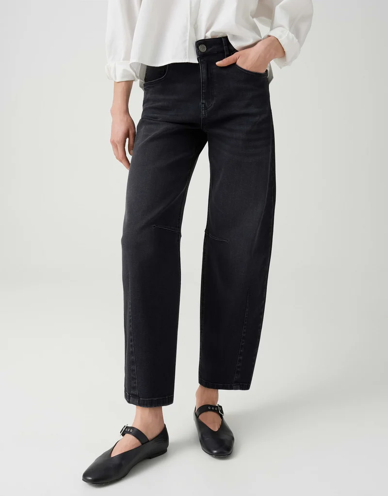 LISSIE BOLDY Barrel Jeans mit Mid Rise und Comfort Stretch