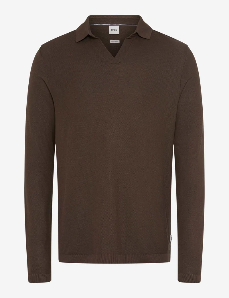 BRAX Princeton Poloshirt aus Baumwoll-Modal-Mix