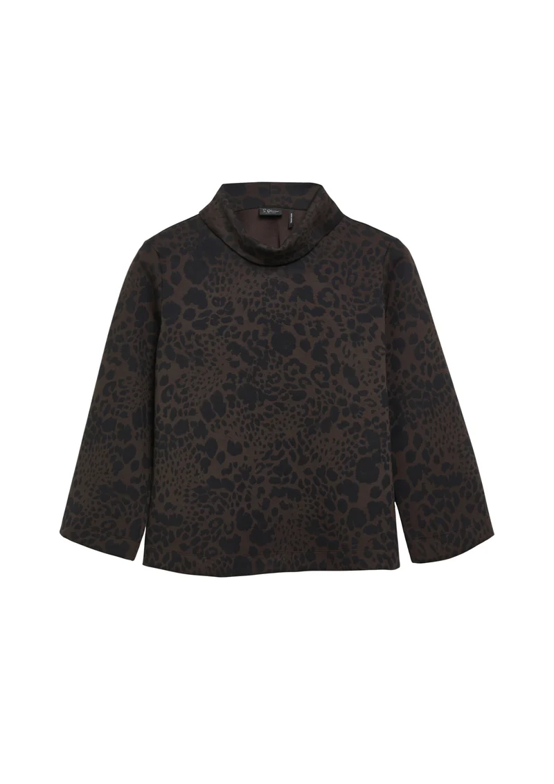 Relaxed Fit Sweatshirt mit Umlegekragen