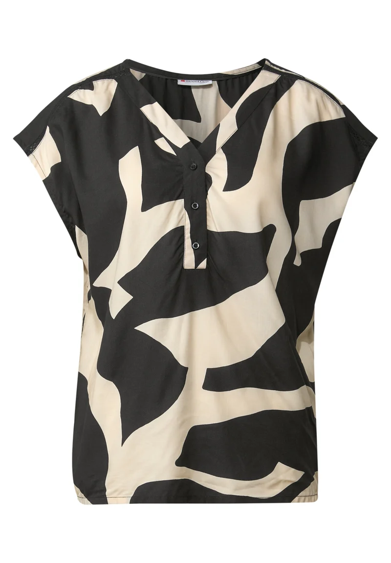 Gemusterte Bluse