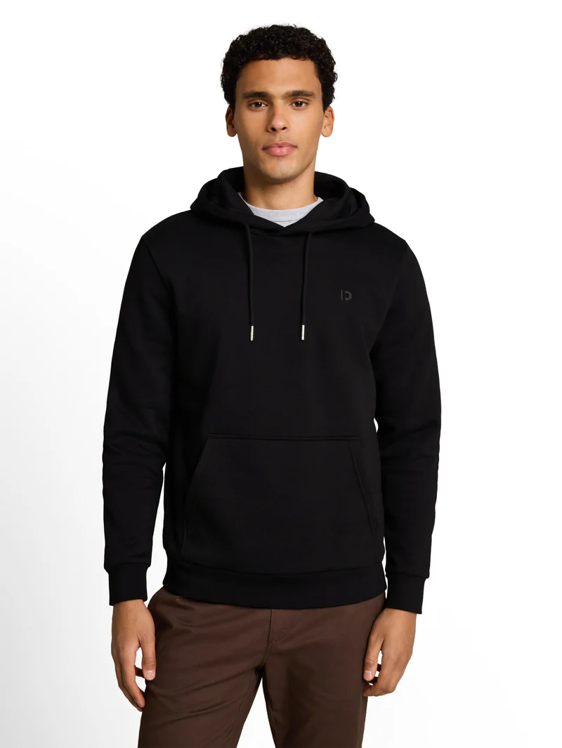 Basic Fit Hoodie mit Logo-Print