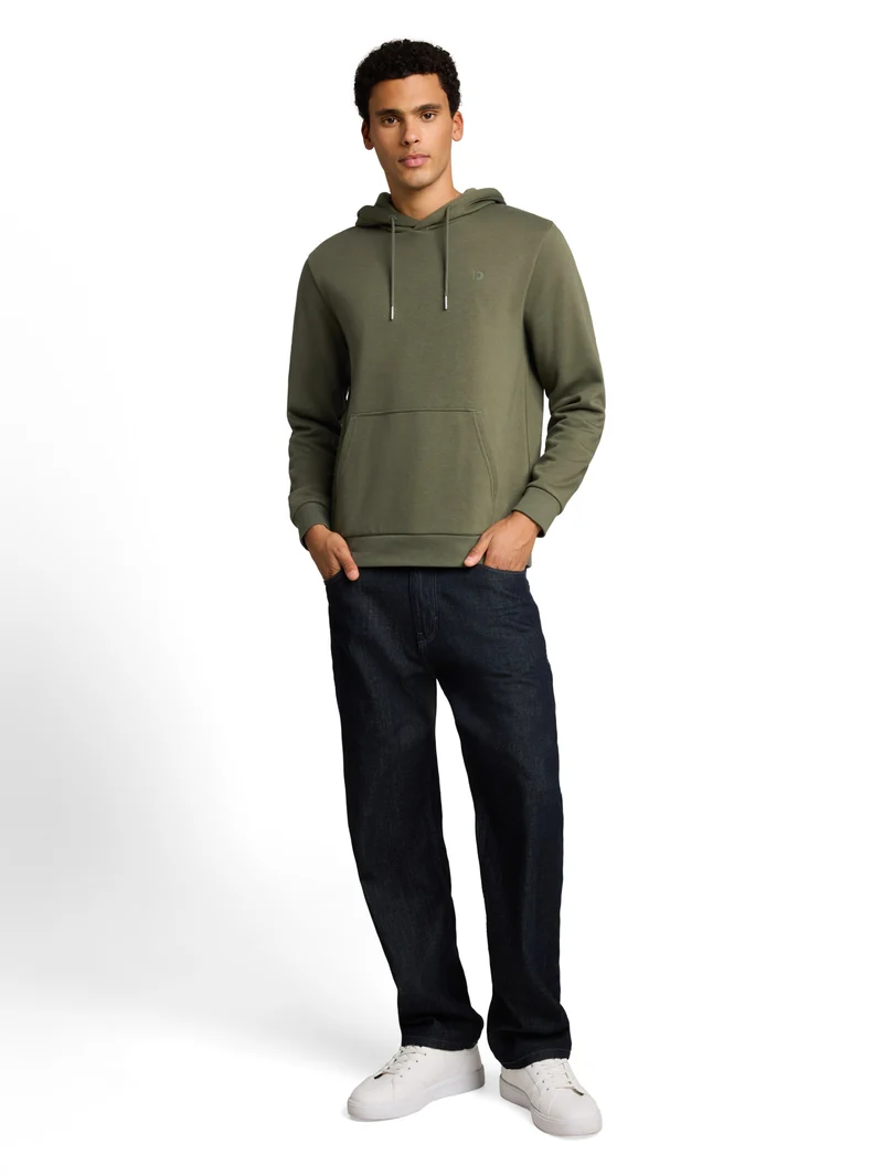 Basic Fit Hoodie mit Logo-Print