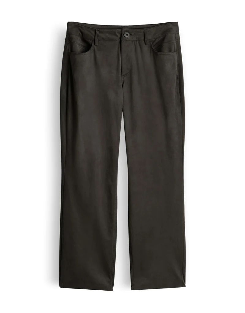 CARILE VELOURS Relaxed City Pants mit geradem Bein