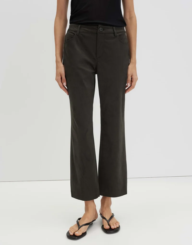 CARILE VELOURS Relaxed City Pants mit geradem Bein