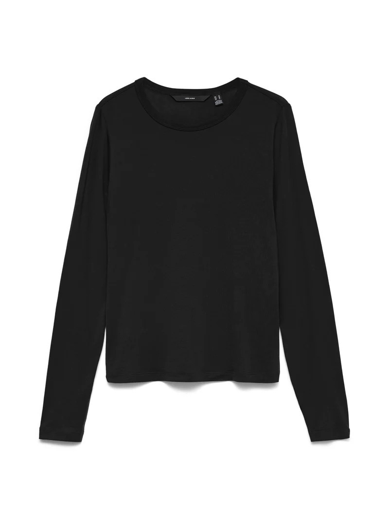 Langarmshirt mit Rundhalsausschnitt