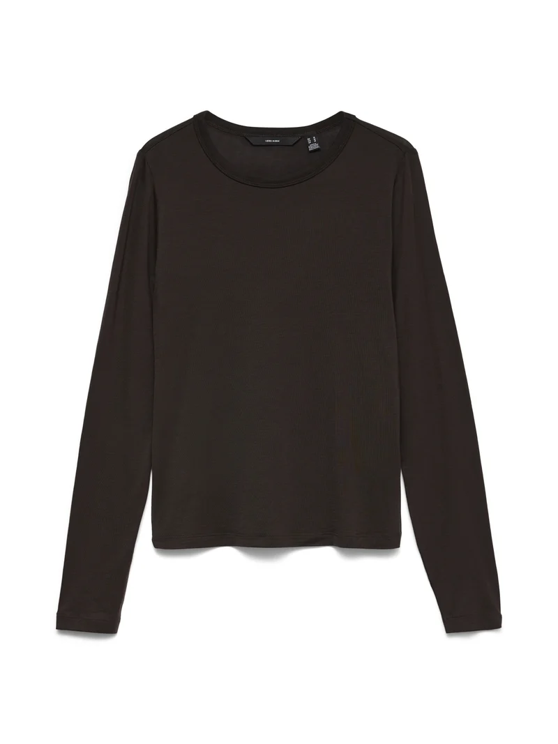 Langarmshirt mit Rundhalsausschnitt