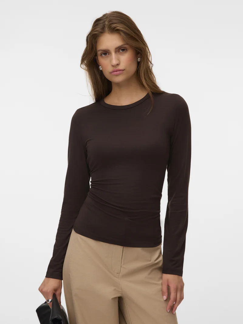 Langarmshirt mit Rundhalsausschnitt