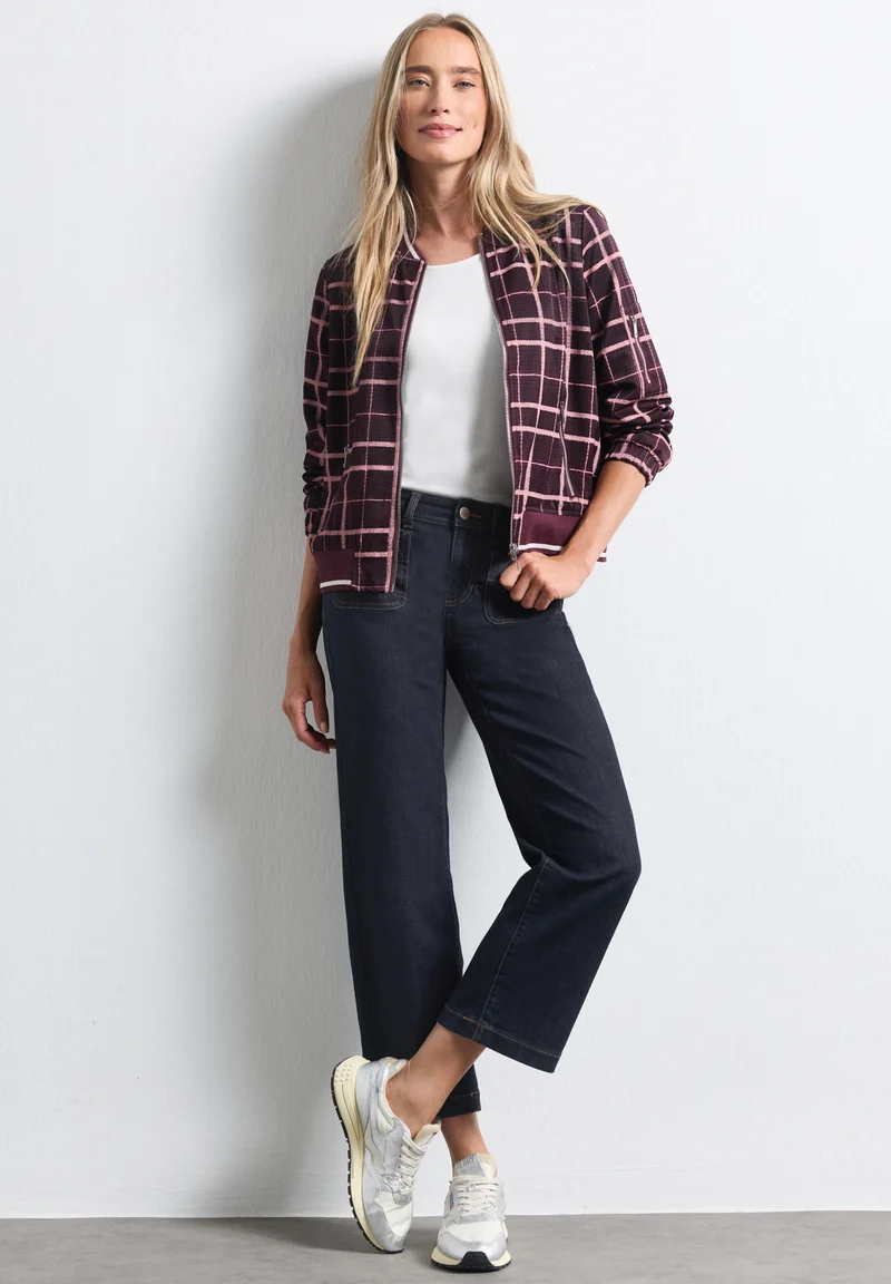 AMALIA Mid Waist Straight Leg Jeans