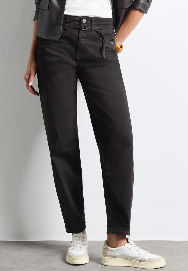 KARLIE High Waist Barrel Leg Jeans