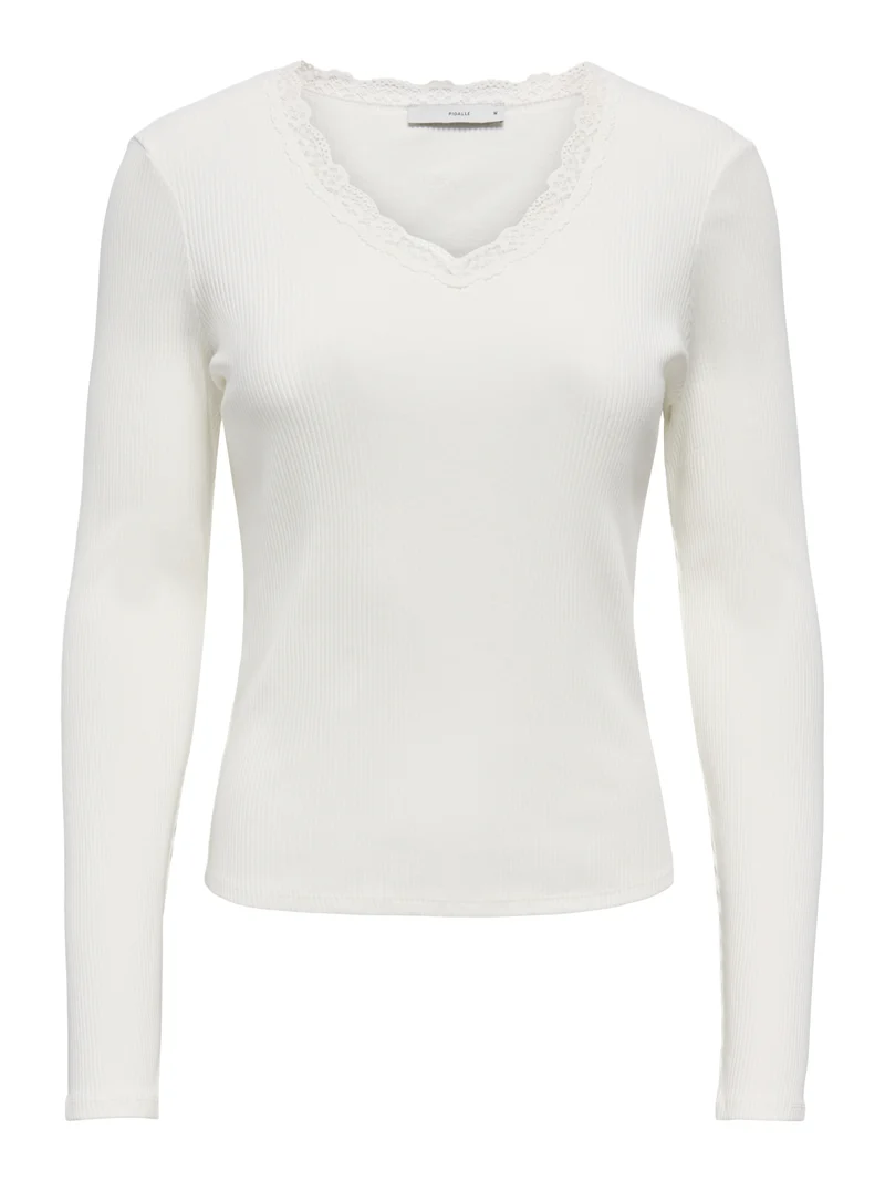 ONLSARA Langarmshirt mit Spitze