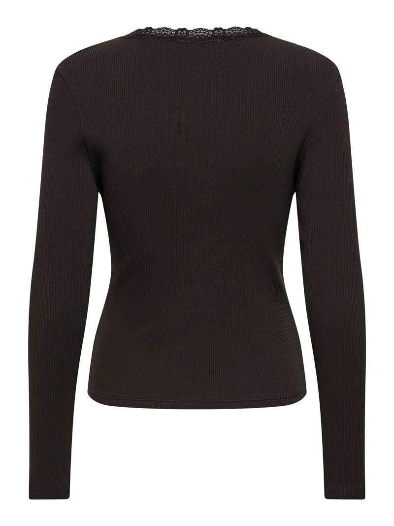 ONLSARA Langarmshirt mit Spitze