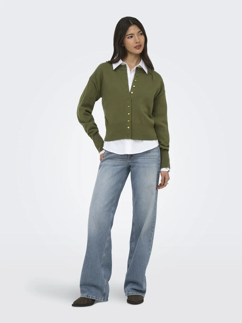 ONLMIO Strickjacke mit Knopfleiste