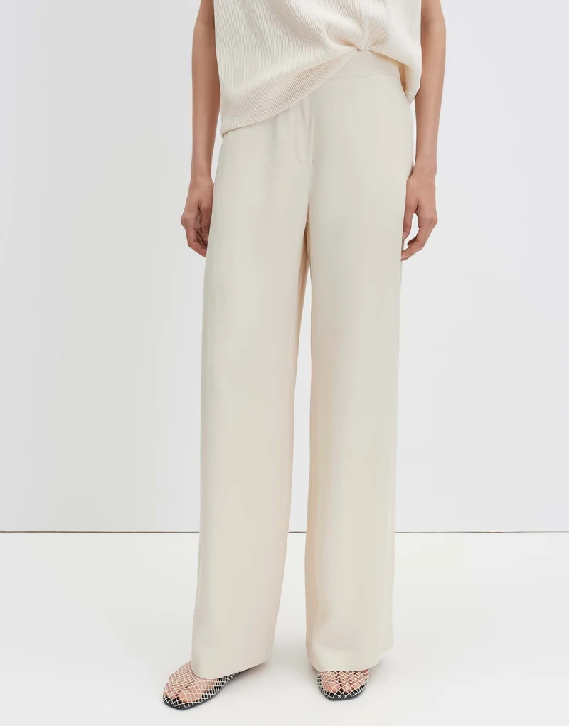 CHARLIE PALAZZO PURE Wide Leg Pants mit Komfortbund