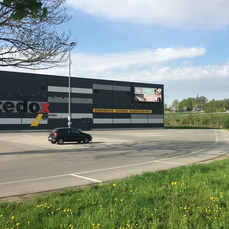 LED-Wand Werbefläche – Standort Cham